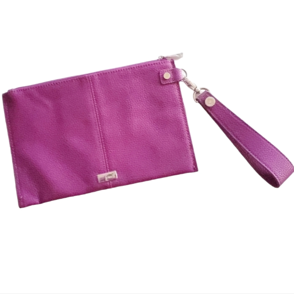 JEWELL by Thirty-One Leather Clutch Purple